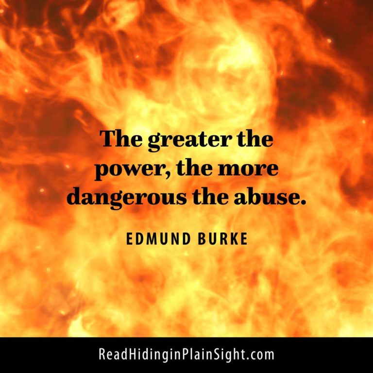 The greater the power, the more dangerous the abuse.