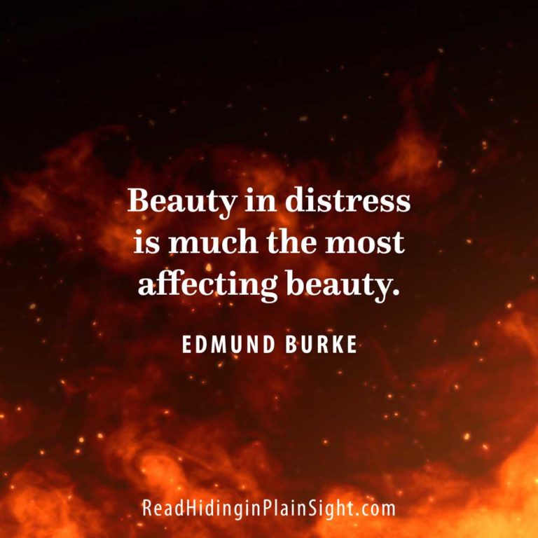 Beauty in distress is much the most affecting beauty.